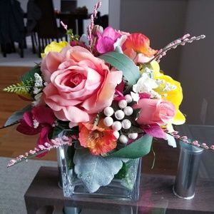 Faux Flower Arrangement